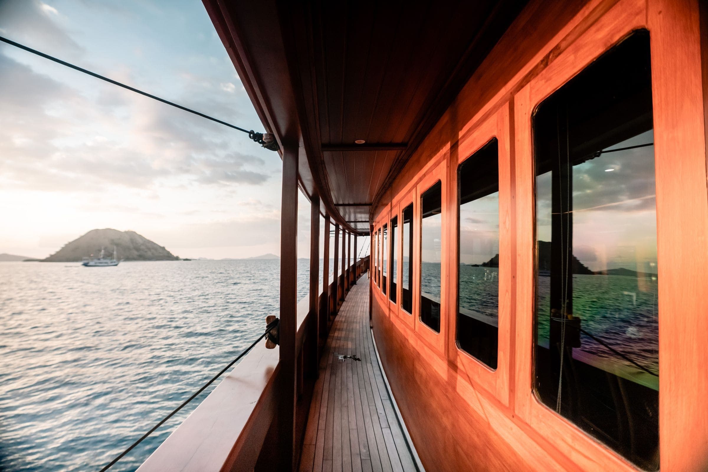Cruising moment aboard Sanctuary