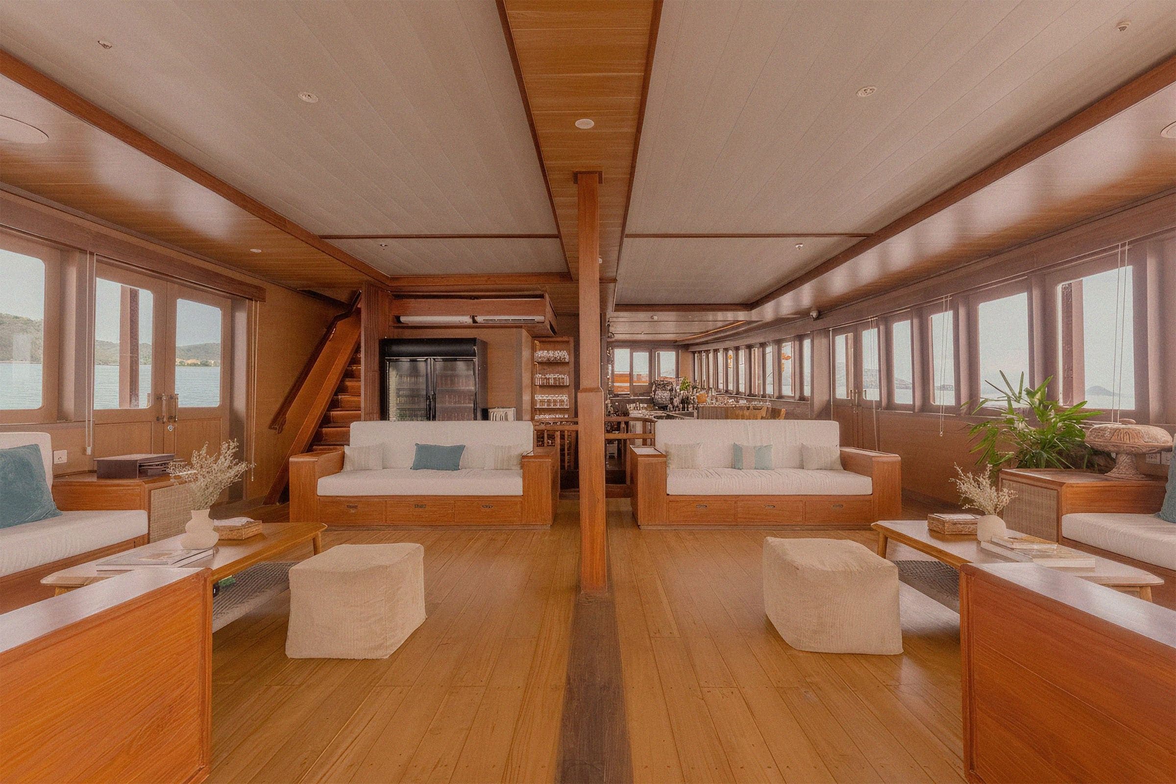 Guest cabin aboard Sanctuary