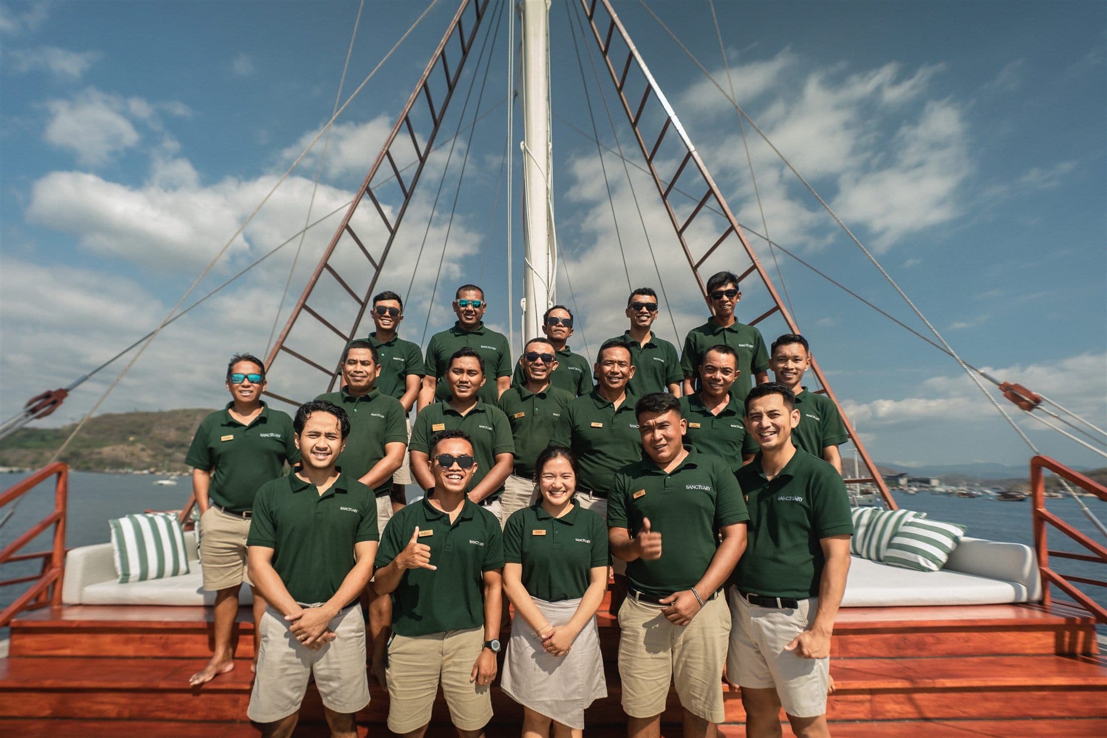 The crew of Sanctuary