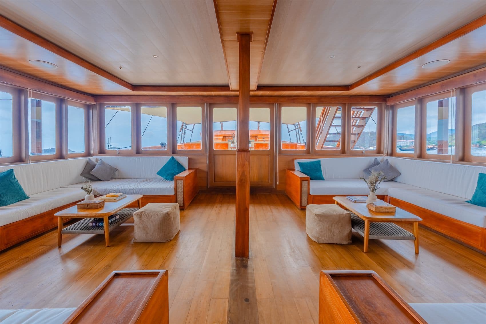 Living spaces saloon interior